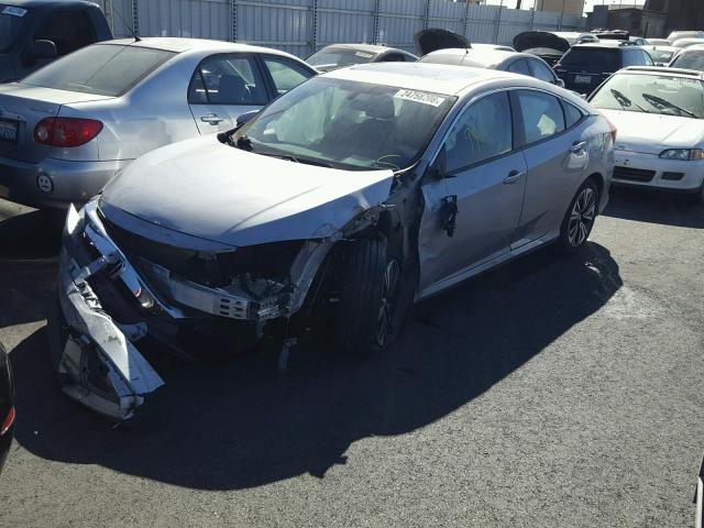 2HGFC1F33HH644805 - 2017 HONDA CIVIC EX GRAY photo 2