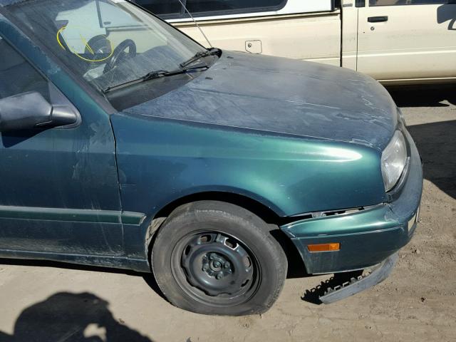 3VWWC81H0SM120561 - 1995 VOLKSWAGEN JETTA III GREEN photo 9