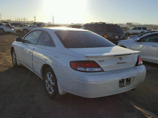 2T1CF28P8YC329782 - 2000 TOYOTA CAMRY SOLA WHITE photo 3