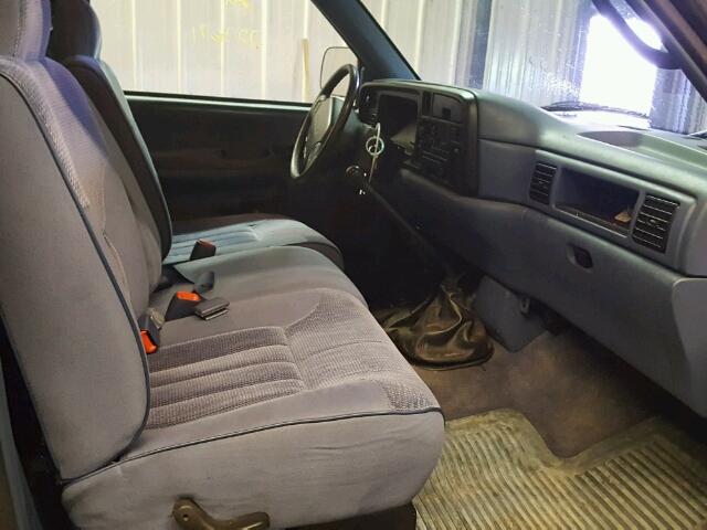 1B7HF16Y5SS361347 - 1995 DODGE RAM 1500 BLUE photo 5