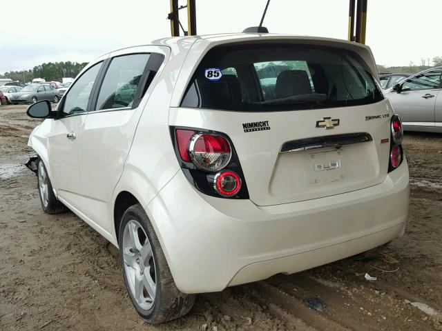 1G1JE6SB2F4134431 - 2015 CHEVROLET SONIC LTZ CREAM photo 3