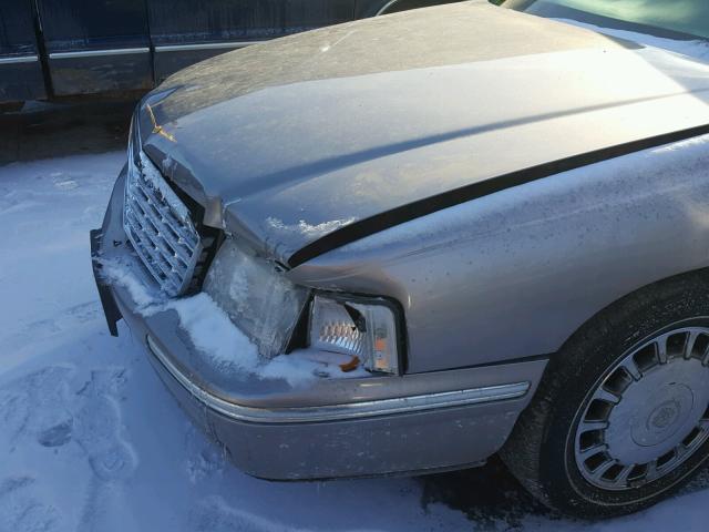 1G6KD54Y8VU277475 - 1997 CADILLAC DEVILLE TAN photo 9