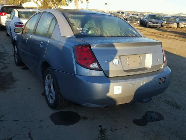 1G8AL52F33Z123392 - 2003 SATURN ION LEVEL GRAY photo 3