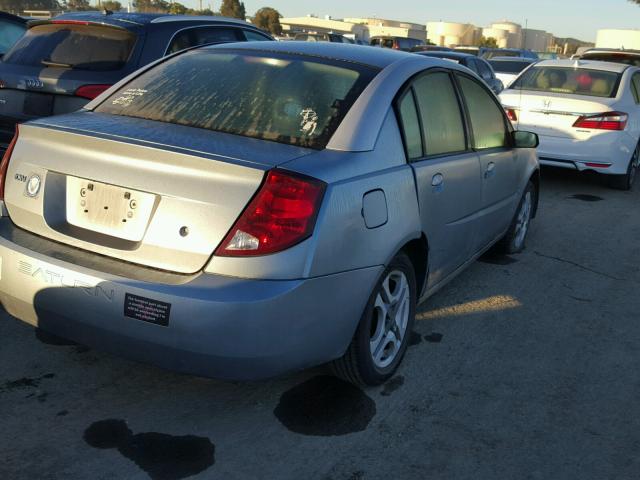 1G8AL52F33Z123392 - 2003 SATURN ION LEVEL GRAY photo 4