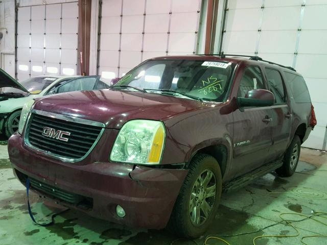 1GKFK16367J248287 - 2007 GMC YUKON XL K MAROON photo 2