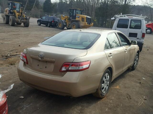 4T1BF3EK7BU127516 - 2011 TOYOTA CAMRY BASE BEIGE photo 4