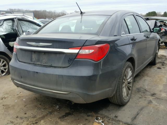 1C3CCBAB4CN282378 - 2012 CHRYSLER 200 LX BLACK photo 4