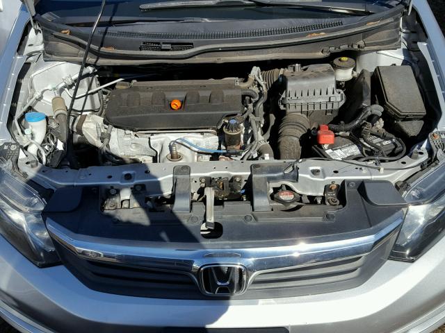 19XFB2F89CE049058 - 2012 HONDA CIVIC EX SILVER photo 7