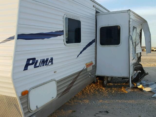 4X4TPUB217P013821 - 2007 PUMA RV WHITE photo 2