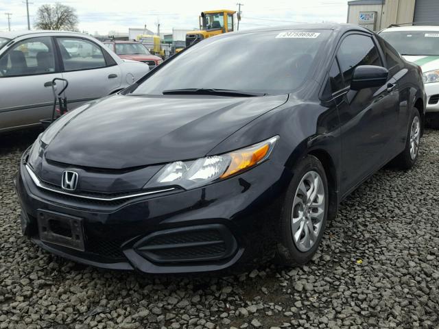 2HGFG3B53FH508579 - 2015 HONDA CIVIC LX BLACK photo 2