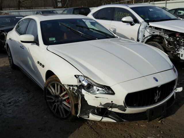 ZAM56RRA5F1134800 - 2015 MASERATI QUATTROPOR WHITE photo 1