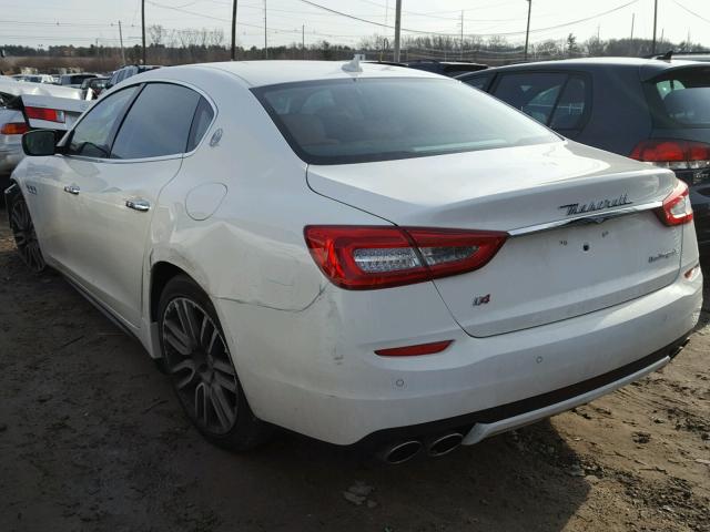 ZAM56RRA5F1134800 - 2015 MASERATI QUATTROPOR WHITE photo 3