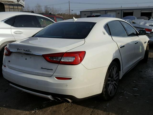 ZAM56RRA5F1134800 - 2015 MASERATI QUATTROPOR WHITE photo 4