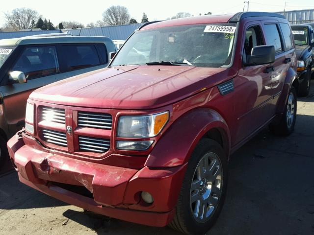 1D8GU58607W680466 - 2007 DODGE NITRO RED photo 2