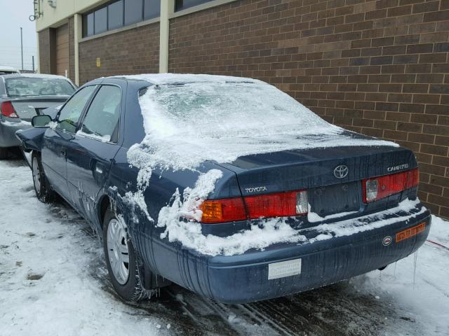 4T1BG22K41U848385 - 2001 TOYOTA CAMRY CE BLUE photo 3