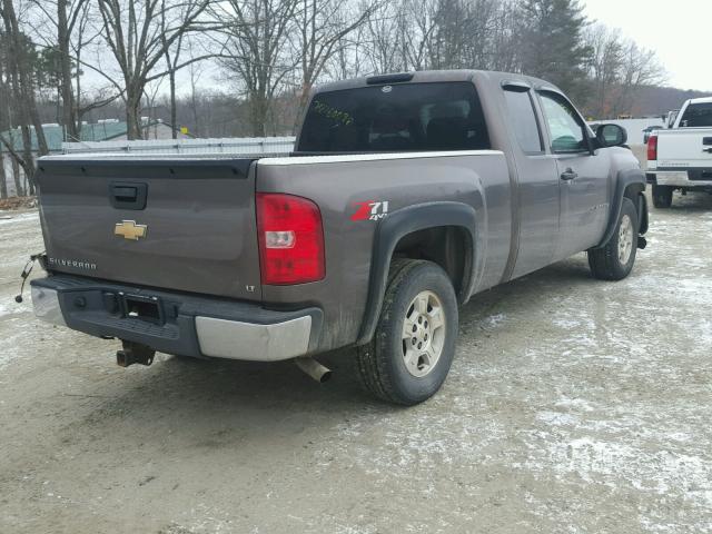 2GCEK19C371708602 - 2007 CHEVROLET SILVERADO BROWN photo 4