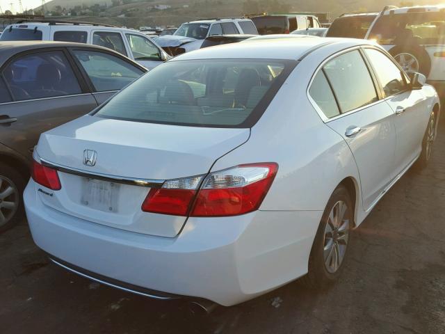 1HGCR2F35EA268755 - 2014 HONDA ACCORD LX WHITE photo 4