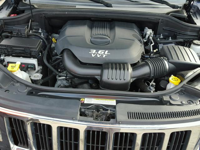 1C4RJFAG4DC571210 - 2013 JEEP GRAND CHER BLUE photo 7