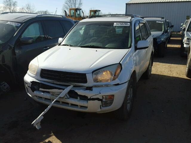 JTEGH20V720072312 - 2002 TOYOTA RAV4 WHITE photo 2