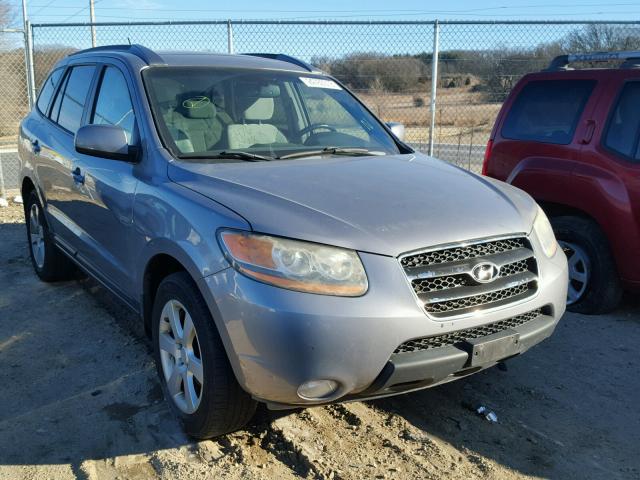 5NMSH73E88H129617 - 2008 HYUNDAI SANTA FE S SILVER photo 1