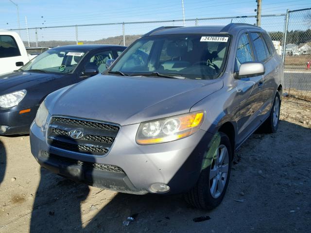 5NMSH73E88H129617 - 2008 HYUNDAI SANTA FE S SILVER photo 2