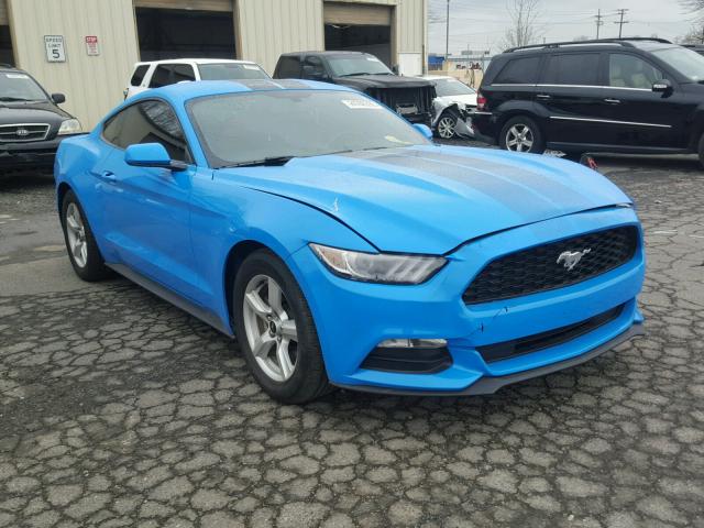 1FA6P8AMXH5217825 - 2017 FORD MUSTANG BLUE photo 1
