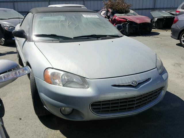 1C3EL65U41N586643 - 2001 CHRYSLER SEBRING LI SILVER photo 1