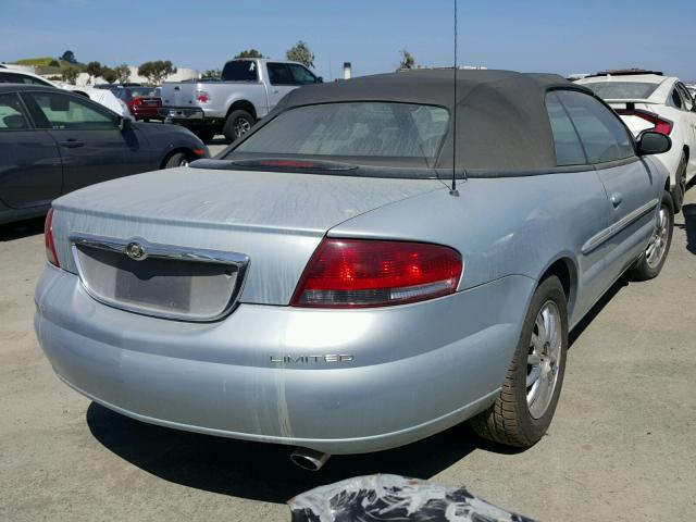 1C3EL65U41N586643 - 2001 CHRYSLER SEBRING LI SILVER photo 4