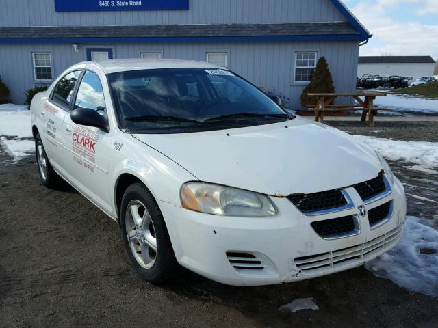 1B3EL46X76N132517 - 2006 DODGE STRATUS SX WHITE photo 1