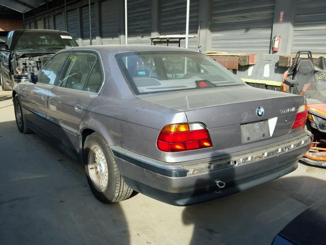 WBAGJ832XWDM16224 - 1998 BMW 740 IL GRAY photo 3