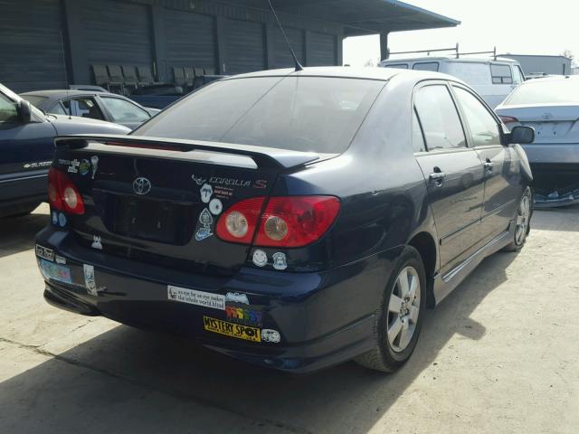 1NXBR32E96Z732018 - 2006 TOYOTA COROLLA CE BLUE photo 4