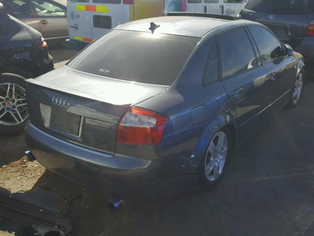 WAULC68E23A263223 - 2003 AUDI A4 1.8T QU GRAY photo 4