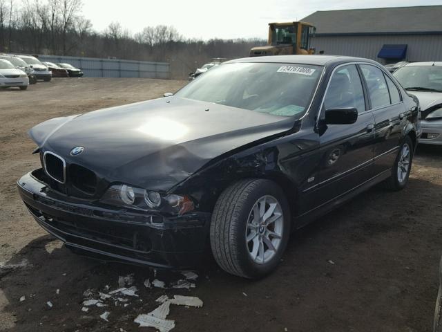 WBADT43423G035128 - 2003 BMW 525 I AUTO BLACK photo 2