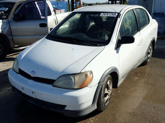 JTDBT1239Y0008221 - 2000 TOYOTA ECHO WHITE photo 2