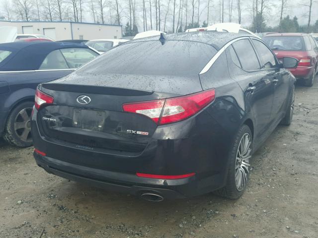 5XXGR4A66CG026118 - 2012 KIA OPTIMA SX BLACK photo 4