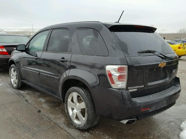 2CNDL737586043130 - 2008 CHEVROLET EQUINOX SP BLACK photo 3