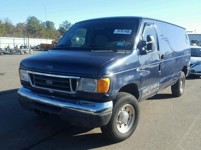 1FTSE34P36HA15010 - 2006 FORD ECONOLINE BLUE photo 2