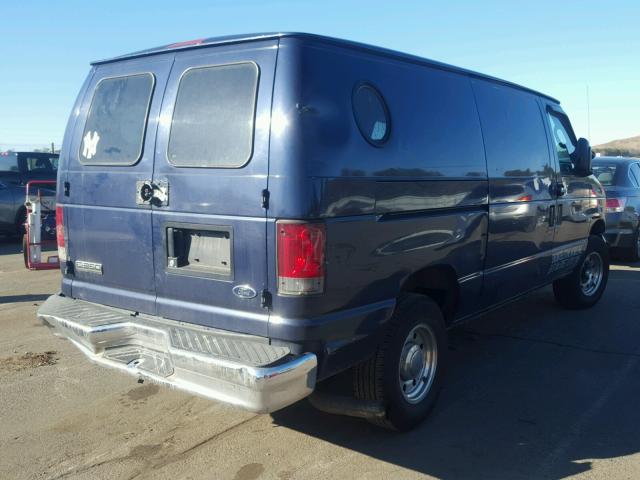 1FTSE34P36HA15010 - 2006 FORD ECONOLINE BLUE photo 4