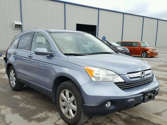 JHLRE38717C022726 - 2007 HONDA CR-V EXL BLUE photo 1