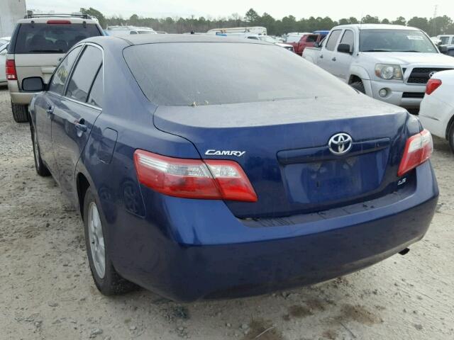 4T1BE46K29U318181 - 2009 TOYOTA CAMRY BASE BLUE photo 3