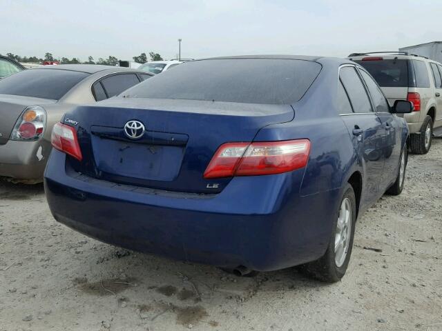 4T1BE46K29U318181 - 2009 TOYOTA CAMRY BASE BLUE photo 4