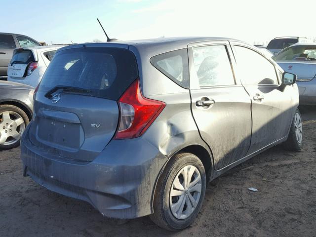 3N1CE2CP6HL360118 - 2017 NISSAN VERSA NOTE GRAY photo 4