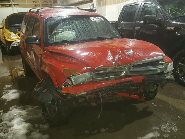 1B4HS48N22F111599 - 2002 DODGE DURANGO SL RED photo 1