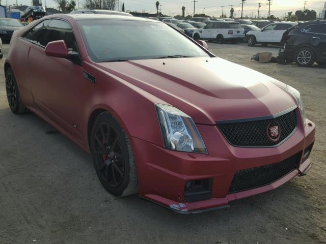 1G6DV1EP0B0111667 - 2011 CADILLAC CTS-V RED photo 1