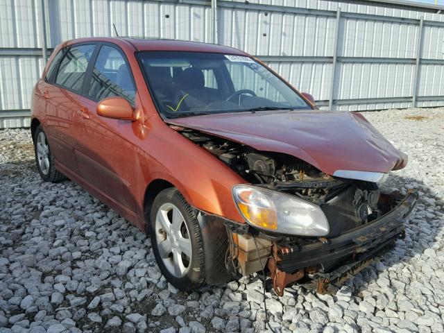 KNAFE161175007437 - 2007 KIA SPECTRA5 S ORANGE photo 1