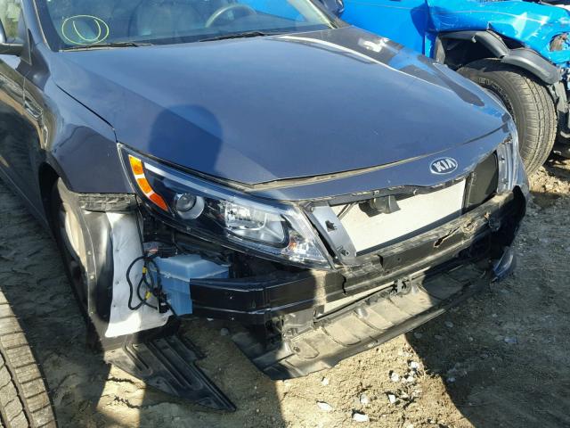 5XXGN4A79FG453012 - 2015 KIA OPTIMA EX BLUE photo 9