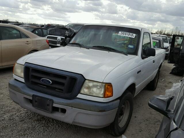 1FTYR10D65PA19474 - 2005 FORD RANGER WHITE photo 2