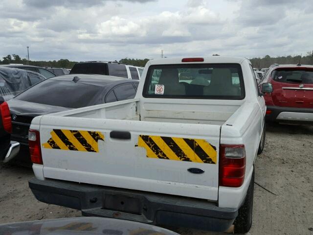 1FTYR10D65PA19474 - 2005 FORD RANGER WHITE photo 6