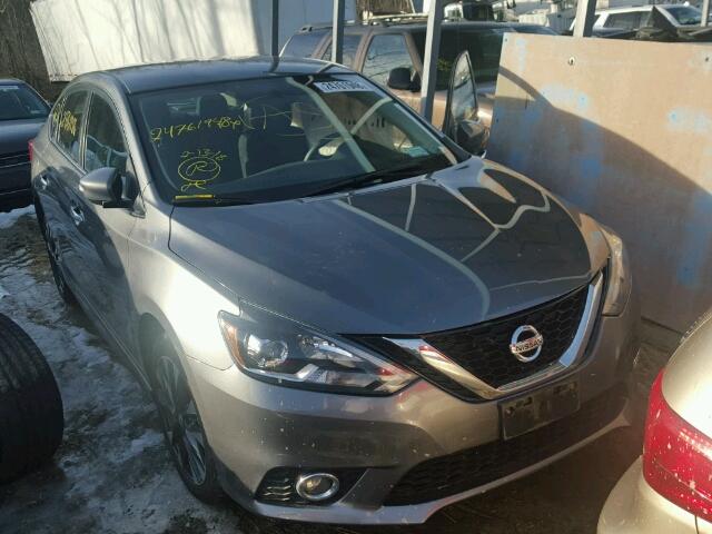 3N1AB7AP1GY334348 - 2016 NISSAN SENTRA S GRAY photo 1