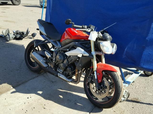 SMTL02NE4GT727830 - 2016 TRIUMPH MOTORCYCLE STREET TRI RED photo 1